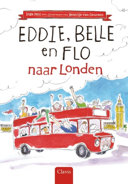 Eddie, Belle en Flo naar Londen, Inga Mol - Gebonden - 9789044831979