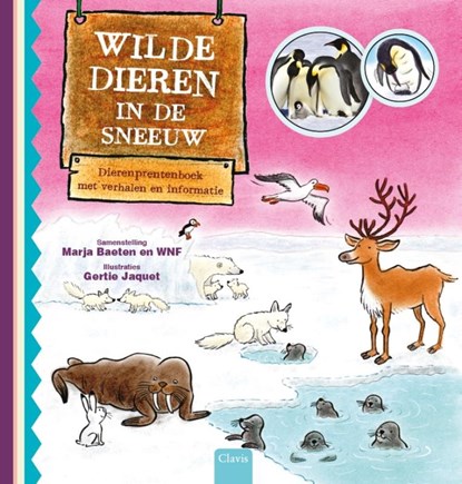 Wilde dieren in de sneeuw, Marja Baeten - Gebonden - 9789044834215