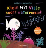 Klein wit visje hoort watermuziek
