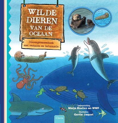 Wilde dieren van de oceaan, Marja Baeten - Gebonden - 9789044835953