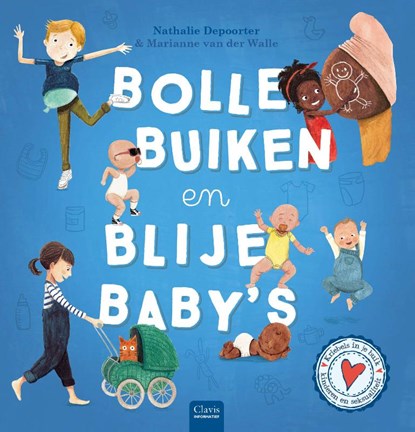 Bolle buiken en blije baby's, Nathalie Depoorter - Gebonden - 9789044839074