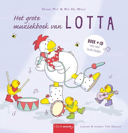 Het grote muziekboek van Lotta, Diane Put ; Rik de Wulf - Gebonden - 9789044840391