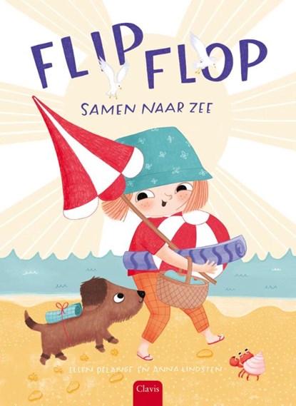 Flip, flop, samen naar zee, Ellen DeLange - Gebonden - 9789044842500