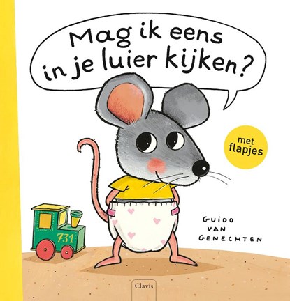 Mag ik eens in je luier kijken? Boek + knuffel, Guido Van Genechten - Gebonden - 9789044843781