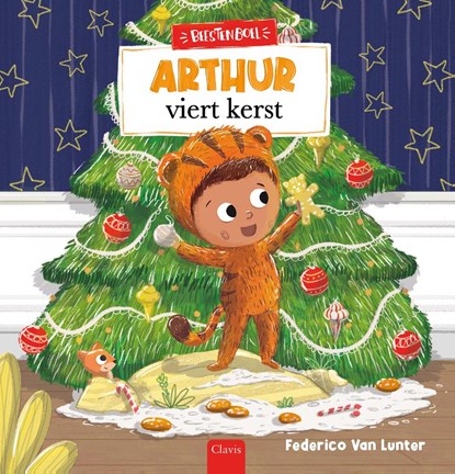 Arthur viert kerst, Federico van Lunter - Gebonden - 9789044843996