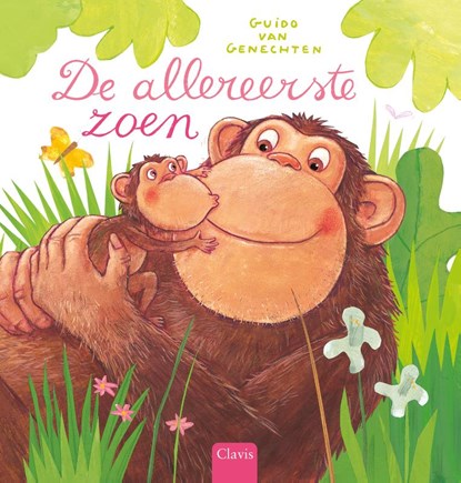 De allereerste zoen, Guido van Genechten - Gebonden - 9789044850208