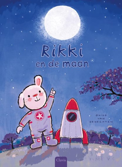 Rikki en de maan, Guido van Genechten - Gebonden - 9789044850826