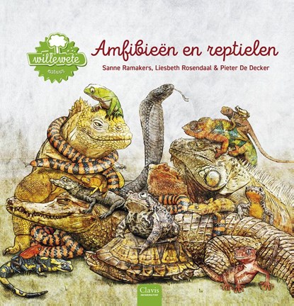 Amfibieën en reptielen, Sanne Ramakers ; Liesbeth Rosendaal - Gebonden - 9789044858976