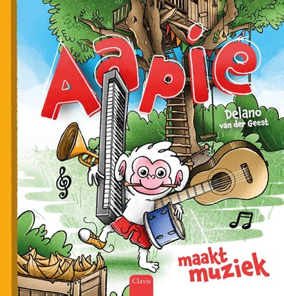 Aapie maakt muziek, Delano van der Geest - Gebonden - 9789044859706