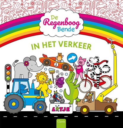 De Regenboogbende in het verkeer, Lizelot Versteeg - Gebonden - 9789044861006