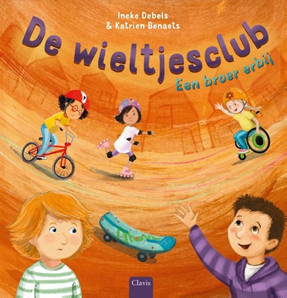 De wieltjesclub. Een broer erbij, Ineke Debels - Gebonden - 9789044861693