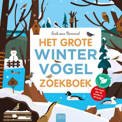 Het grote wintervogelzoekboek, Erik van Bemmel - Gebonden - 9789044862614