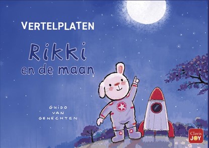 Vertelplaten. Rikki en de maan, Guido Van Genechten - Losbladig - 9789044863925