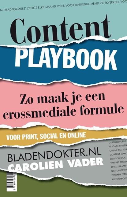 Content Playbook, Carolien Vader - Ebook - 9789044977981