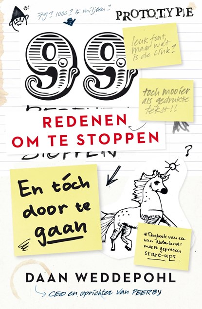 99 redenen om te stoppen, en toch door te gaan, Daan Weddepohl - Ebook - 9789044977998