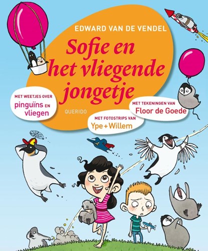 Sofie en het vliegende jongetje, Edward van de Vendel - Gebonden - 9789045113777