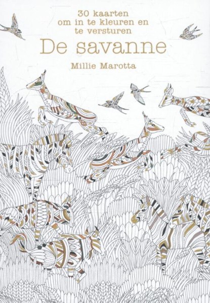 De savanne, Millie Marotta - Paperback - 9789045211787