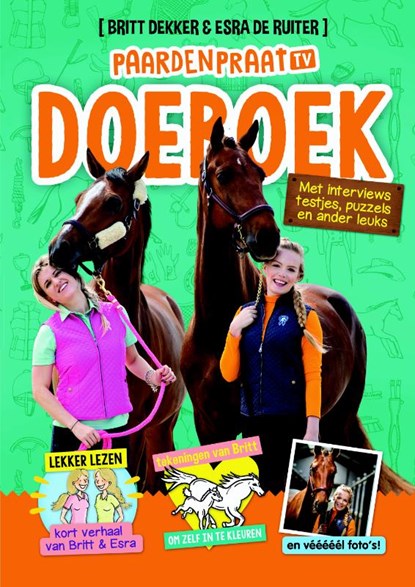 Het PaardenpraatTV doeboek, Britt Dekker ; Esra de Ruiter ; Joke Reijnders - Paperback - 9789045215334
