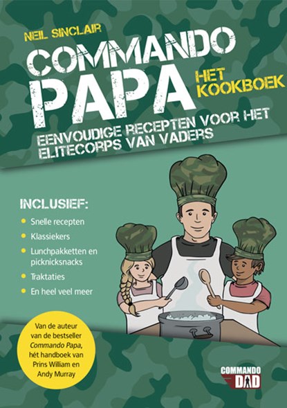 Commando papa-het kookboek, Neil Sinclair - Gebonden - 9789045220918