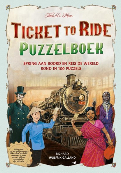 Ticket to Ride puzzelboek, Richard Wolfrik Galland - Gebonden - 9789045326412