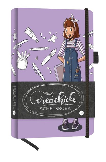 CreaChick Schetsboek Lila, CreaChick - Gebonden - 9789045327167