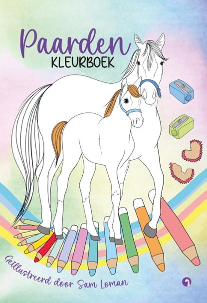 Paardenkleurboek, Sam Loman - Paperback - 9789045327518