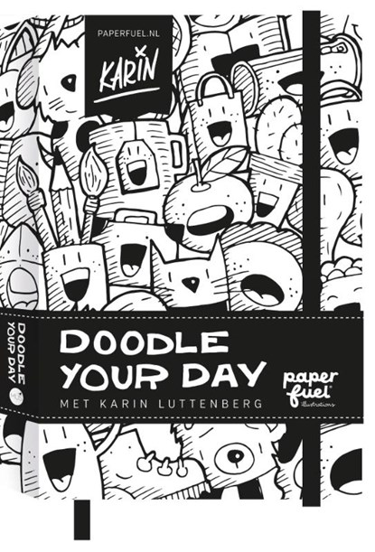 Paperfuel Doodle Your Day, Karin Luttenberg - Gebonden - 9789045328768