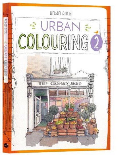 Kleurboek Urban colouring 2, niet bekend - Paperback - 9789045329413