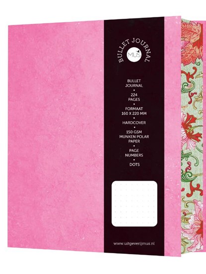 Bullet Journal Pink, MUS - Gebonden - 9789045329437