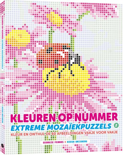 Kleuren-op-nummer: extreme mozaïekpuzzels 2, Georgie Fearns - Paperback - 9789045329963