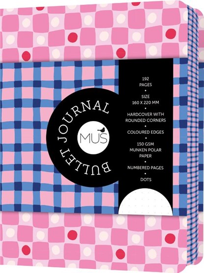 MUS Bullet Journal Ruit, MUS - Gebonden - 9789045330846