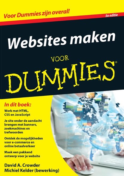 Websites maken voor Dummies, David A. Crowder - Paperback - 9789045349992