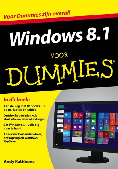 Windows 8.1 voor Dummies, Andy Rathbone - Paperback - 9789045350332