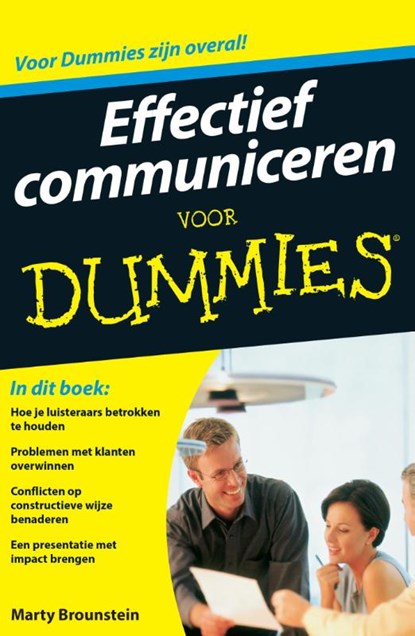 Effectief communiceren voor Dummies, Marty Brounstein - Paperback - 9789045350578