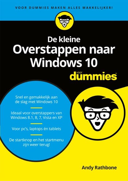De kleine overstappen naar Windows 10 voor Dummies, Andy Rathbone - Paperback - 9789045351261