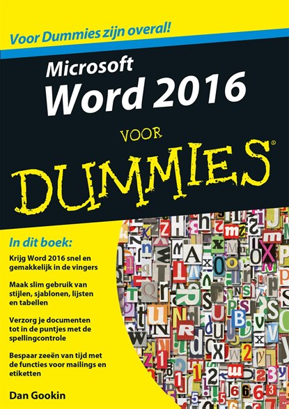 Microsoft Word 2016 voor Dummies, Dan Gookin - Ebook - 9789045352459