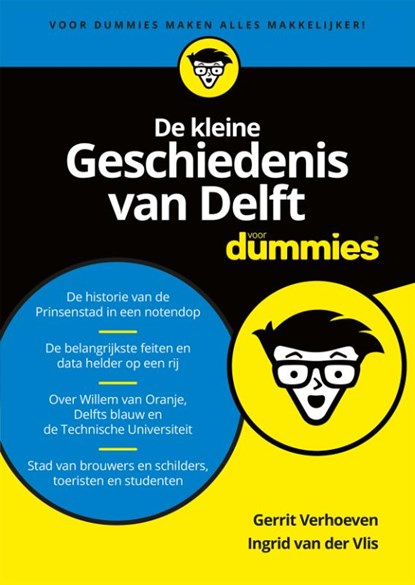 De kleine geschiedenis van Delft voor dummies, Gerrit Verhoeven ; Ingrid van der Vlis - Paperback - 9789045353845
