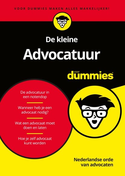 De kleine Advocatuur voor Dummies, NOvA - Paperback - 9789045356624