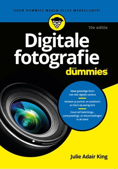 Digitale fotografie voor Dummies, 10e editie, Julie Adair King - Paperback - 9789045356846