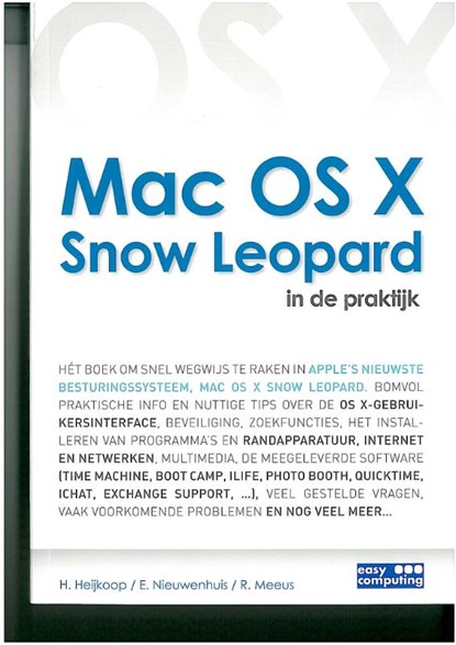 Mac OSX Leopard, Harry Heijkoop ; Erik Nieuwenhuis ; Ronald Meeus - Paperback - 9789045647937