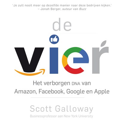 De vier, Scott Galloway - Luisterboek MP3 - 9789046172438