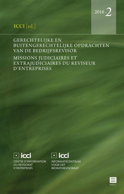 Gerechtelijke en buitengerechtelijke opdrachten van de bedrijfsrevisor 2016-2, S. de Blauwe ; T. Gernay ; L. Ostyn ; M./O. Paris - Paperback - 9789046608289