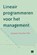 Lineair programmeren voor het management, Jacques van der Elst - Paperback - 9789046610381