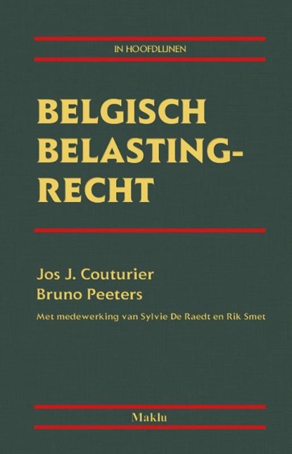 Belgisch belastingrecht, Jos J. Couturier ; Bruno Peeters - Gebonden - 9789046610930
