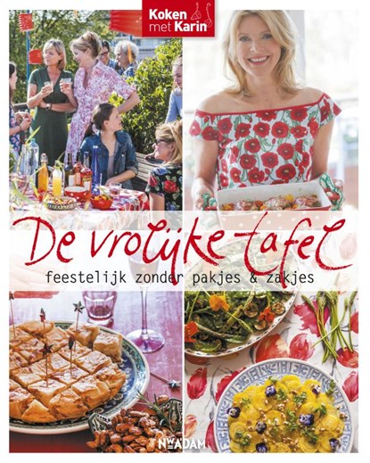 De vrolijke tafel, Karin Luiten - Gebonden - 9789046821619