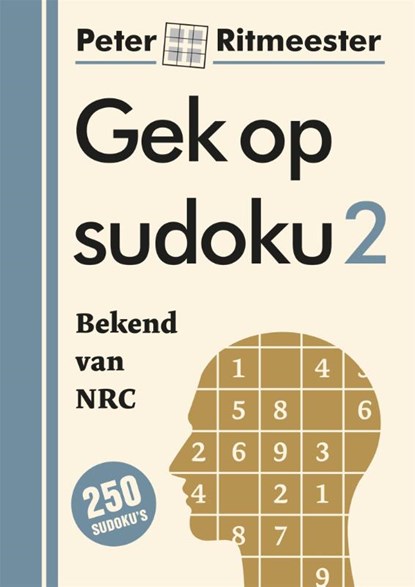 Gek op sudoku 2, Peter Ritmeester - Gebonden - 9789046822104