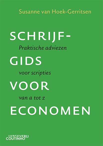 Schrijfgids voor economen, Susanne van Hoek-Gerritsen - Paperback - 9789046908587