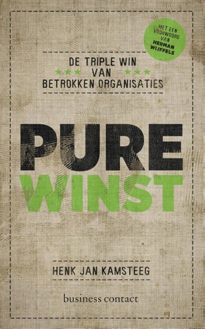 Pure winst, Henk Jan Kamsteeg - Paperback - 9789047006527