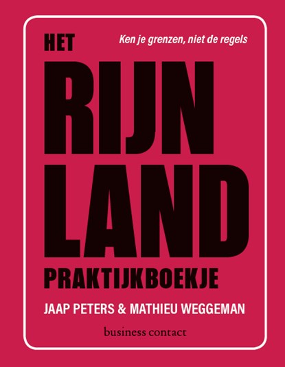 Het Rijnland praktijkboekje, Jaap Peters ; Mathieu Weggeman - Gebonden - 9789047011699