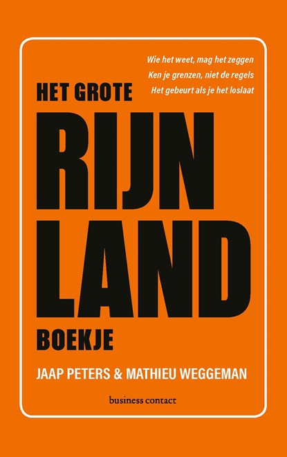 Het Grote Rijnlandboekje, Jaap Peters ; Mathieu Weggeman - Ebook - 9789047013068